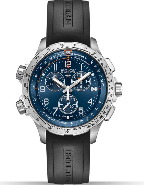 Hamilton Khaki X-Wind Chrono GMT H77922341 watch bands